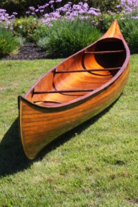 wood canoe